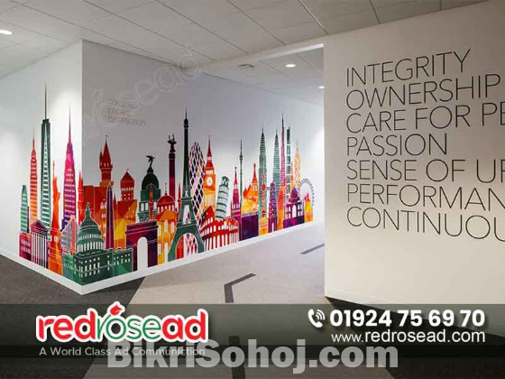 The Shahin Wall Sticker Branding in Bangladesh